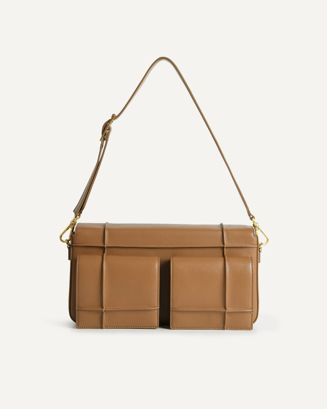 Utility Structured Shoulder Bag