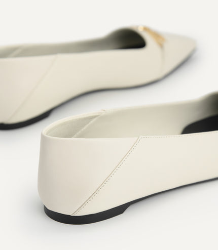 Square Toe Leather Pumps