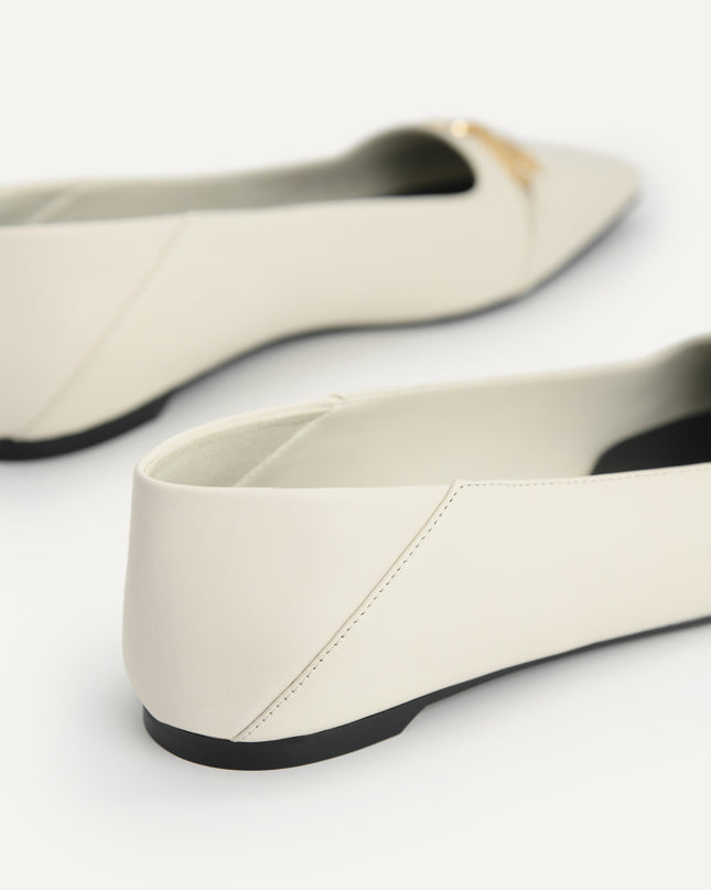 Square Toe Leather Pumps