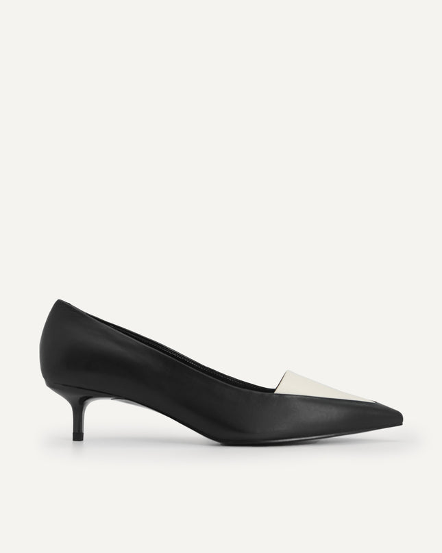 Leather Pointed Toe Pumps