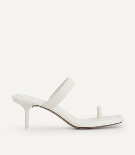 Strappy Toe Loop Heeled Sandals