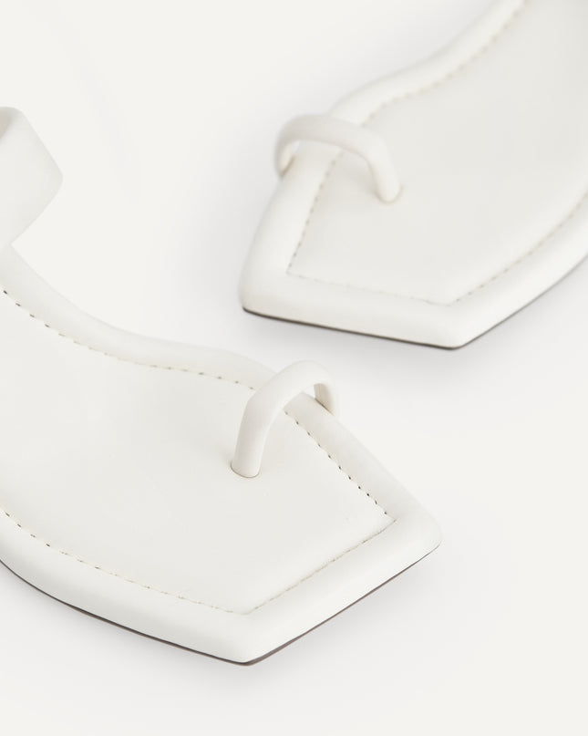 Strappy Toe Loop Heeled Sandals