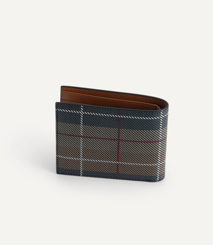 Textured Leather Bi-Fold Wallet