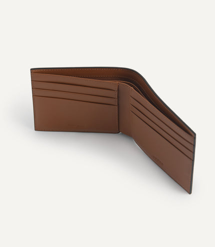 Textured Leather Bi-Fold Wallet