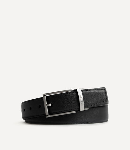 Leather Reversible Pin Belt