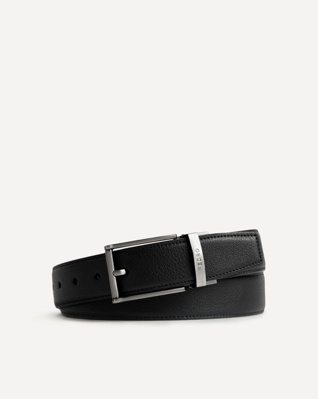 Leather Reversible Pin Belt