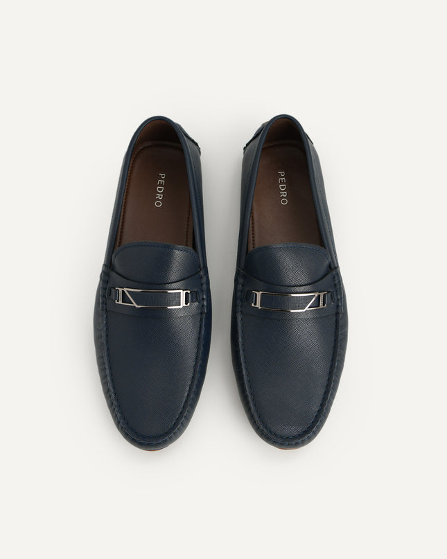 Leather Moccasins with Metal Bit