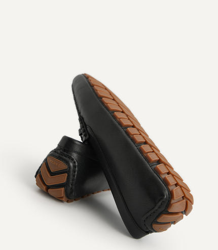 Leather Moccasins with Metal Bit