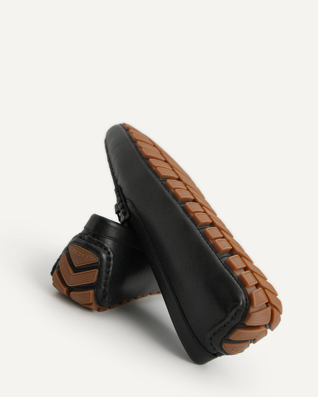 Leather Moccasins with Metal Bit