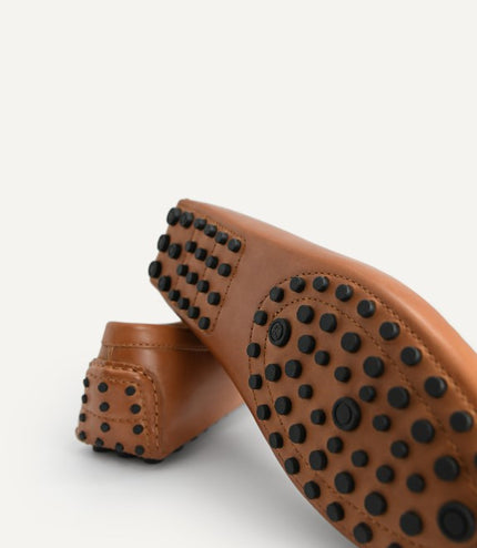 Leather Moccasins with Metal Bit