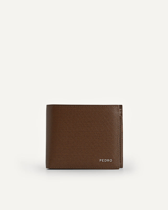 Full-Grain Leather Wallet with Insert - Dark Brown