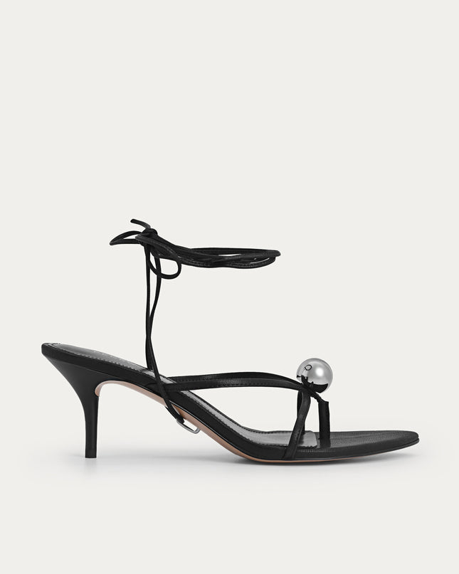 Orb Lace-Up Heeled Sandals