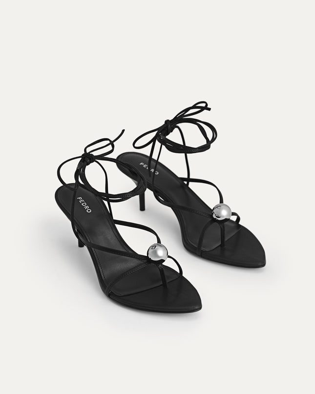 Orb Lace-Up Heeled Sandals