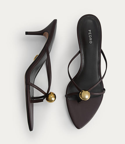Orb Lace-Up Heeled Sandals