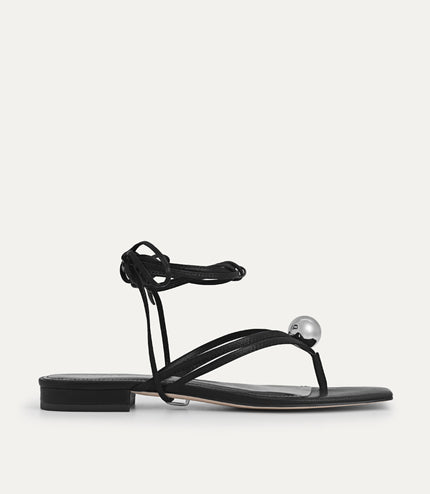 Orb Lace-Up Sandals