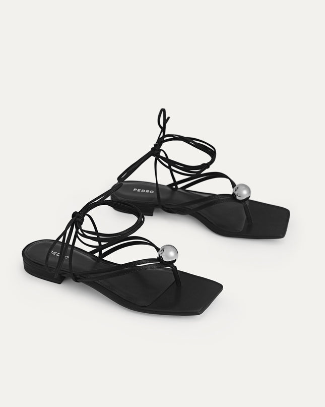 Orb Lace-Up Sandals