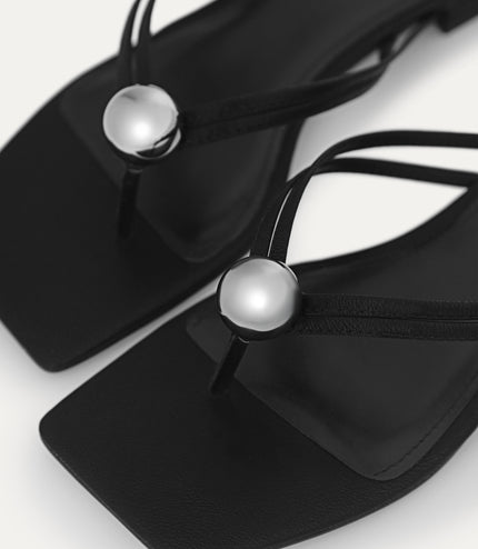 Orb Lace-Up Sandals