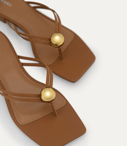 Orb Lace-Up Sandals