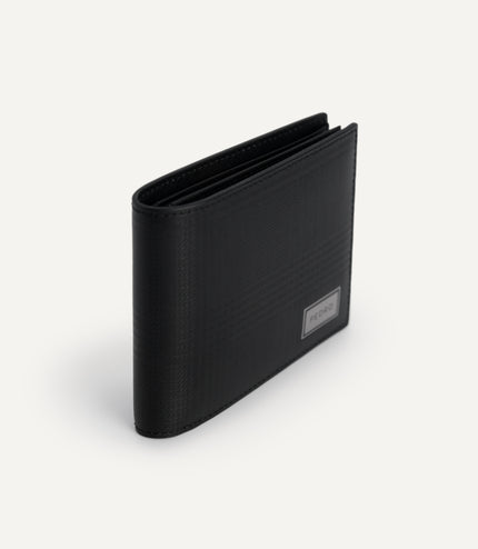 Leather Bi-Fold Wallet with Flip