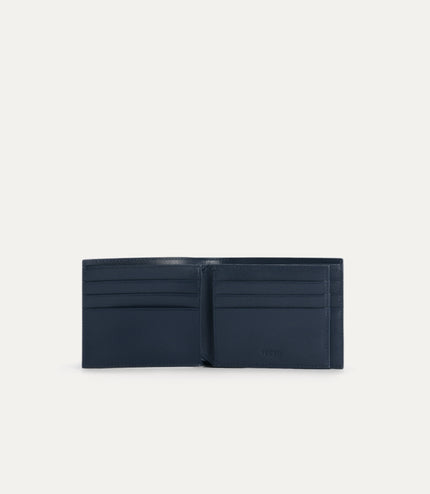 Leather Bi-Fold Wallet with Flip