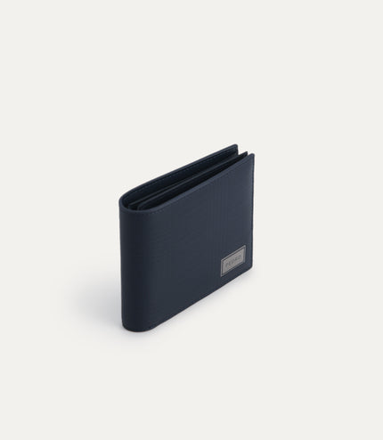 Leather Bi-Fold Wallet with Flip