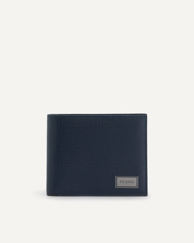 Leather Bi-Fold Wallet with Flip