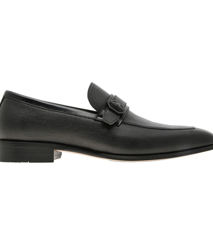 Buckled Leather Loafers