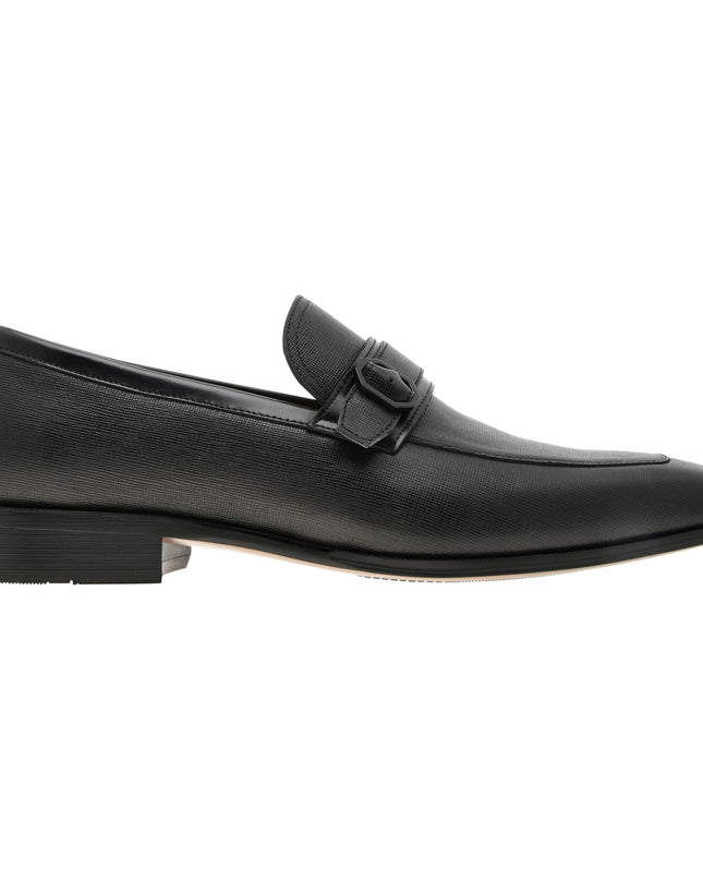 Buckled Leather Loafers
