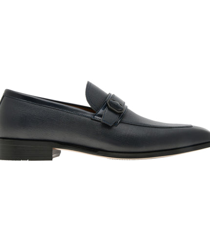 Buckled Leather Loafers