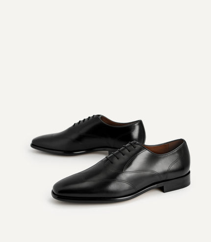 Burnished Leather Derby Shoes