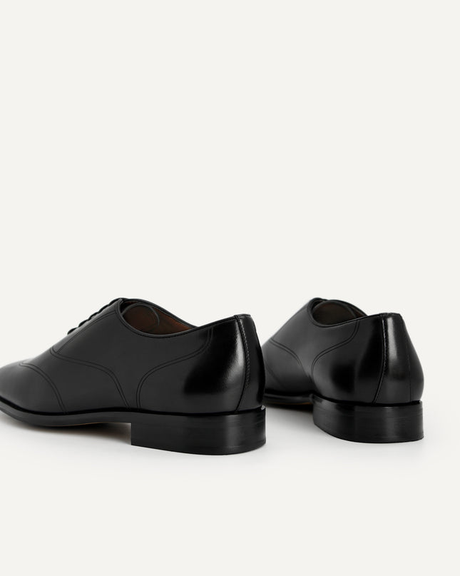 Burnished Leather Derby Shoes