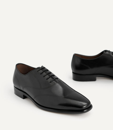 Burnished Leather Derby Shoes