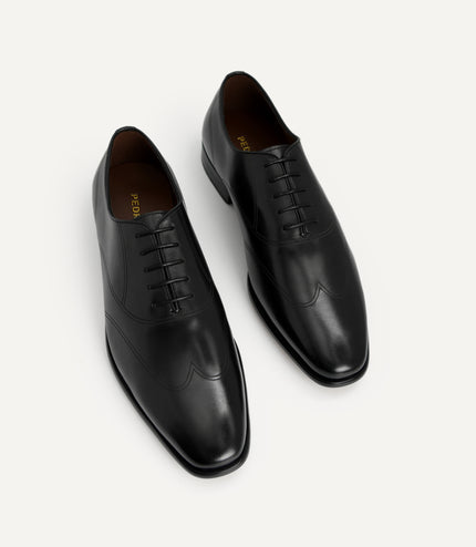 Burnished Leather Derby Shoes
