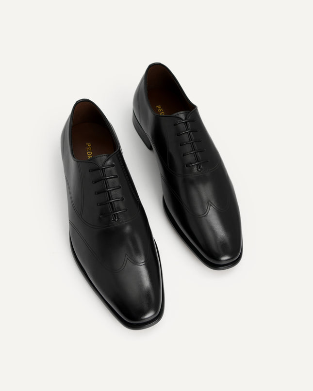 Burnished Leather Derby Shoes