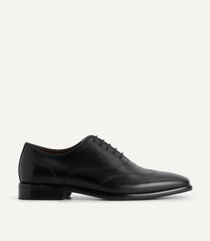 Burnished Leather Derby Shoes