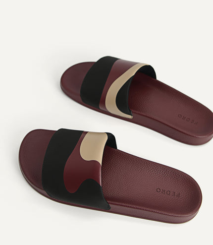 Printed Slide Sandals