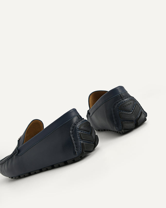 Leather Moccasins with Metal Bit