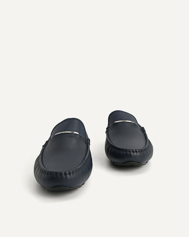 Leather Moccasins with Metal Bit