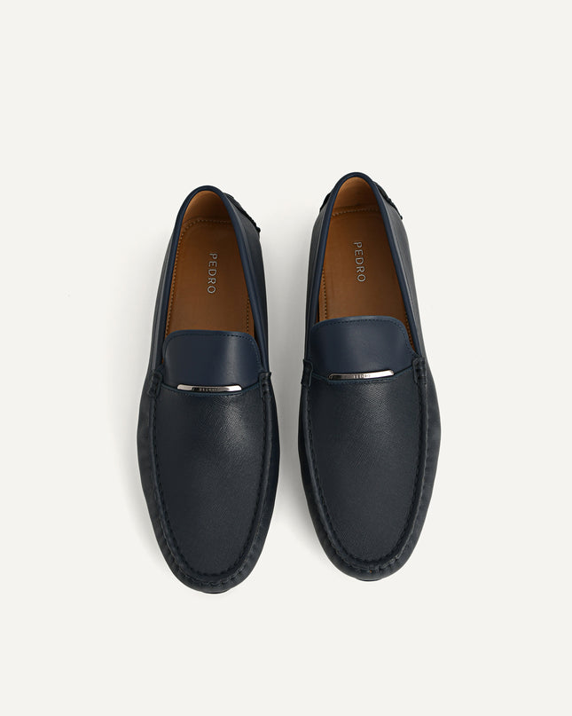 Leather Moccasins with Metal Bit