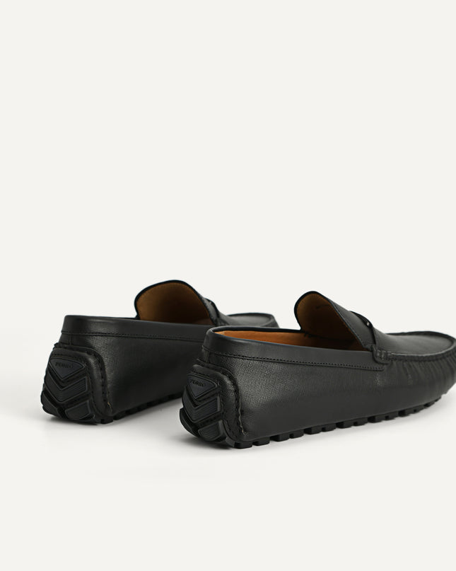 Leather Moccasins with Metal Bit