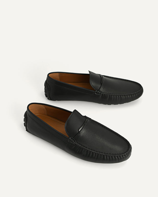 Leather Moccasins with Metal Bit