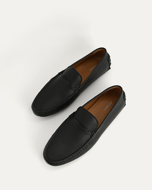 Leather Moccasins with Metal Bit