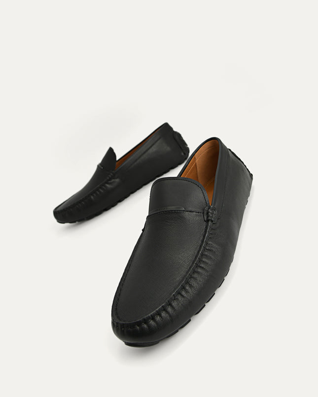 Leather Moccasins with Metal Bit