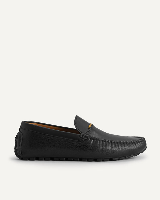 Leather Moccasins with Metal Bit