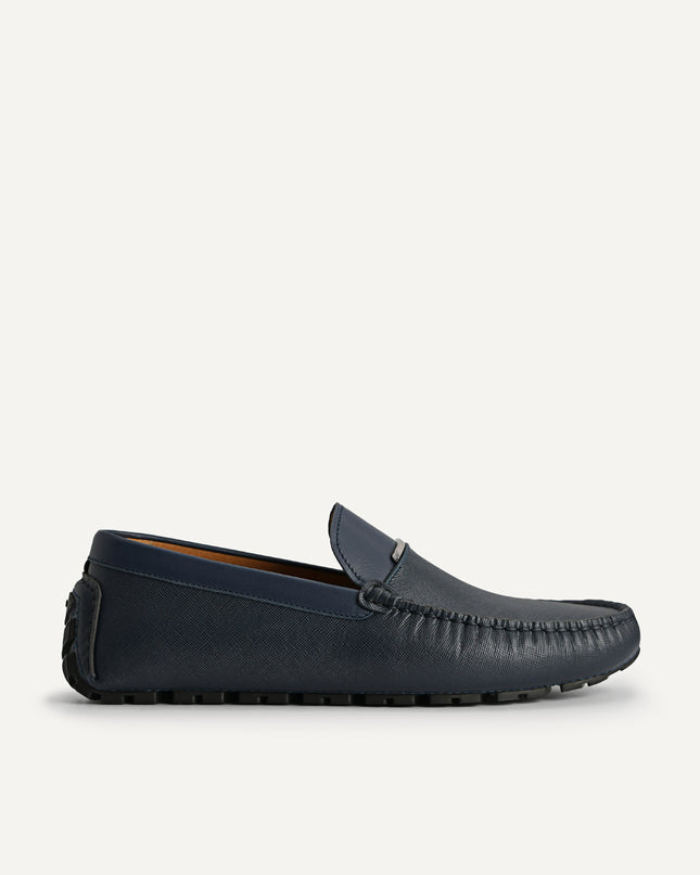 Leather Moccasins with Metal Bit