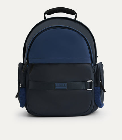 Faux Fur Nylon Backpack