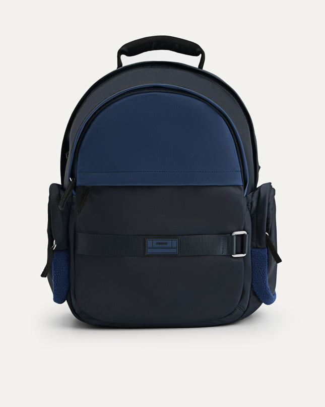 Faux Fur Nylon Backpack
