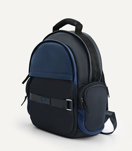Faux Fur Nylon Backpack