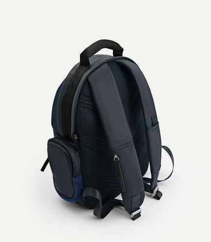 Faux Fur Nylon Backpack