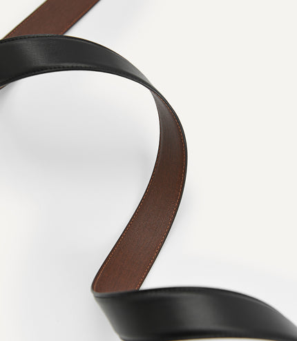 Full-Grain Reversible Leather Belt